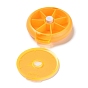 Plastic Bead Containers, for Small Parts, Hardware and Craft, 7 Compartments, Flat Round