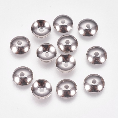Apetalous 201 Stainless Steel Bead Caps
