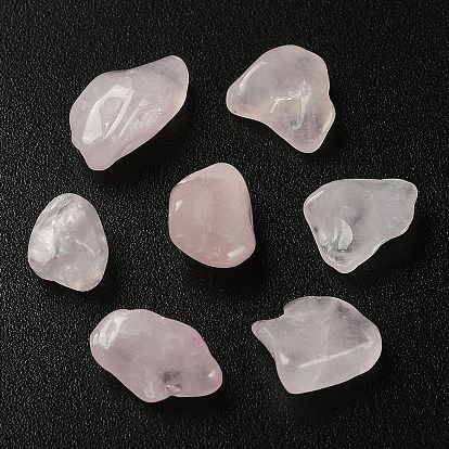 Rose naturelle perles de pépites de quartz, pas de trous / non percés