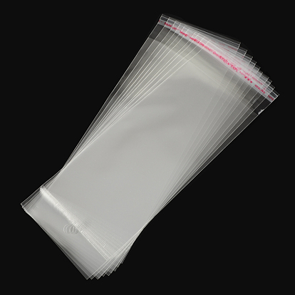 OPP Cellophane Bags, Rectangle, 16.5x12cm, Hole: 8mm, Unilateral thickness: 0.035mm, Inner measure: 11x12cm