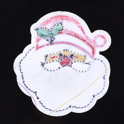 Computerized Embroidery Cloth Iron On Patches, Costume Accessories, Appliques, Father Christmas