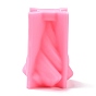 Twisted Cone Candle Food Grade Silicone Molds, for Scented Candle Making
