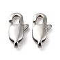 304 Stainless Steel Lobster Claw Clasps, 6x13mm, Hole: 1mm