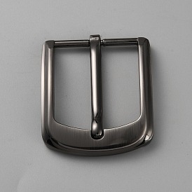 Boucles de barre centrale en alliage de ceinture, rectangle