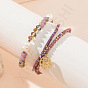Bracelet en cristal coloré - style bohème, bracelet perlé à la mode, bijoux élégants.