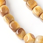 Natural Tiger Eye Beads Strands, Dyed, Cube