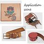 Tempered Glass Handmade Craft Leather Coating Tools with Leather Grinding Trimming Round Flat Stick Vegetable Tanned, Leather Polishing Burnisher Edge Slicker