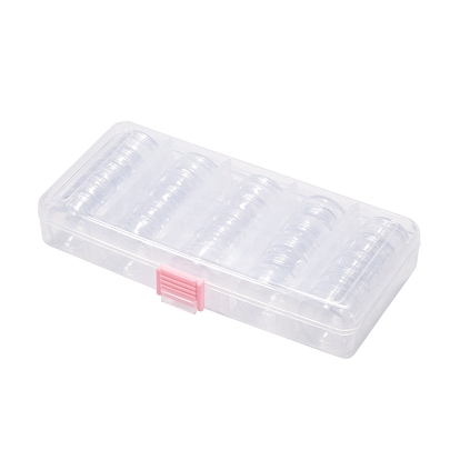 Plastic Bead Storage Containers, 8.5x19x3.5cm