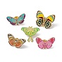 Butterfly Enamel Pin, Light Gold Alloy Brooch for Backpack Clothes