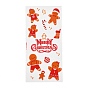 Рождественская тема OPP пластиковые пакеты для хранения, для шоколада, конфеты, печенье подарочная упаковка
