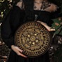 Planches de pendule d'autel en bois, tableau parlant du cycle de la lune de la roue de l'année