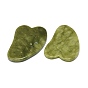 Planches de gua sha en jade citron naturel, grattage des outils de massage, outils pour le visage gua sha, cœur
