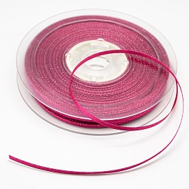 Silver Thread Grosgrain Ribbon for Wedding Festival Decoration