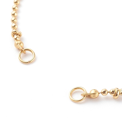 Brass Ball Chain Bracelet Making, with Chain Extender