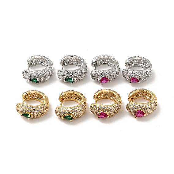 Серьги-кольца со змеей из кубического циркония, стеллаж для латунных украшений для женщин