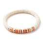 Ensemble de bracelets extensibles hieishi en hématite synthétique et argile polymère pour femme