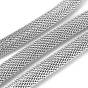 304 Stainless Steel Mesh Chains/Network Chains, Unwelded, with Spool