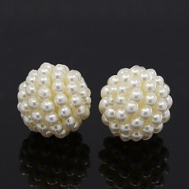 Imitation Pearl Acrylic Beads, Round