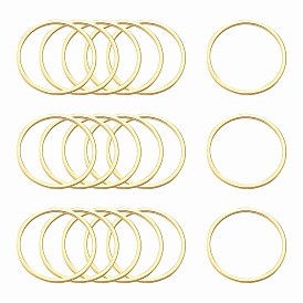 Ion Plating(IP) 304 Stainless Steel Linking Ring, Nickel Free, Round Ring