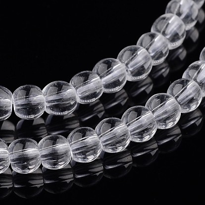 Round Glass Bead Strands