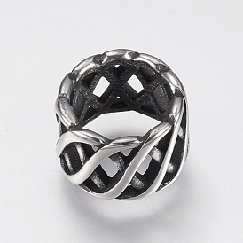 304 Stainless Steel Beads, Ring