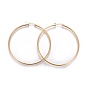 304 Stainless Steel Hoop Earrings, Hypoallergenic Earrings, Ring Shape