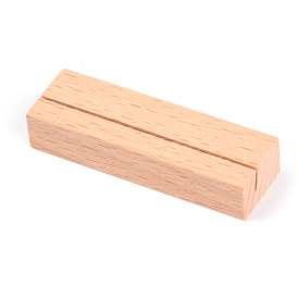 Porte-cartes en bois, rectangle