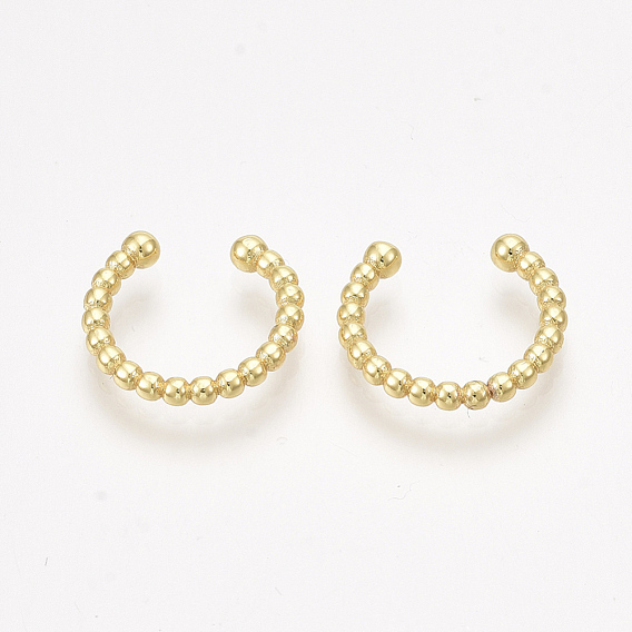 Brass Cuff Earrings