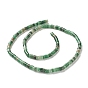 Natural Green Aventurine Beads Strands, Heishi Beads, Flat Round/Disc