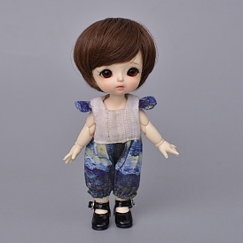 High Temperature Fiber Doll Short Wig Hair, for DIY Boy Ball-jointed Doll Makings Accessories