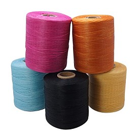 Korean Wax Polyester Cord, 1x0.4mm, about 546.8 yards(500m)/roll