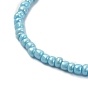 Bracelet extensible en perles de graines et d'hématite synthétique