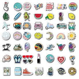 PVC Self-Adhesive Cartoon Stickers, Waterproof Decals for Party Decorative Presents, Kid's Art Craft