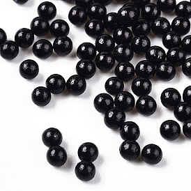 Imitation Pearl Acrylic Beads, No Hole, Round