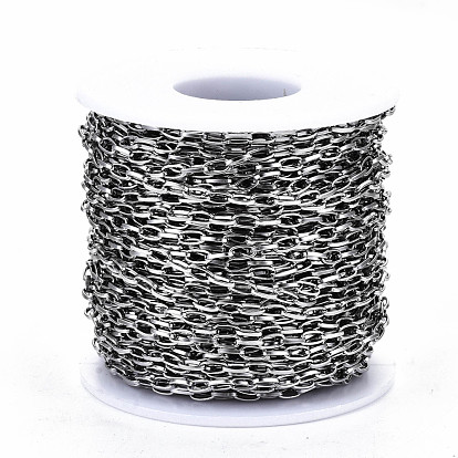 304 цепи из нержавеющей стали, тянутые удлиненные кабельные цепи, с катушкой, несварные