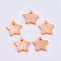 Shell Pendants, Dyed, Star Charms