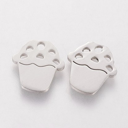 201 Stainless Steel Charms, Laser Cut, Cake