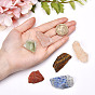 7Pcs 7 Style Natural Crystal Cabochons, No Hole/Undrilled, Rough Raw Stone, for Tumbling, Decoration, Polishing, Wire Wrapping, Wicca & Reiki Crystal Healing, Nuggets