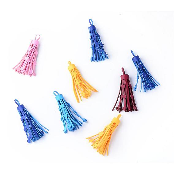 Multifunction Imitation Leather Tassel Pendant Decorations, Mix Style