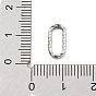 Rectángulo/ovalado/corazón 304 conectores de enlace rápido de acero inoxidable, anillos de enlace abiertos retorcidos