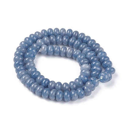 Natural Blue Aventurine Beads Strands, Rondelle