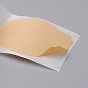 Self-Adhesive Kraft Paper Gift Tag Stickers, Adhesive Labels, Blank Tag Rectangle