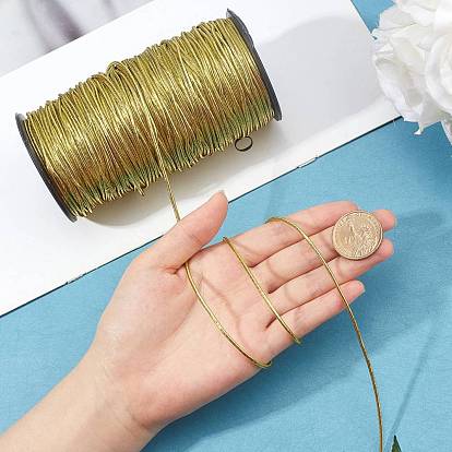 Golden Silk Elastic Thread, with Latex Thread & Plastic Spool