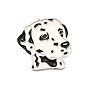 Dog Enamel Pin with Brass Butterfly Clutches, Alloy Badge for Backpack Clothing