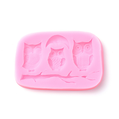 Food Grade Silicone Molds, Fondant Molds, For DIY Cake Decoration, Chocolate, Candy, UV Resin & Epoxy Resin Jewelry Making, Owl