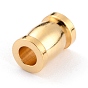 Brass Spacer Beads, Long-Lasting Plated, Column