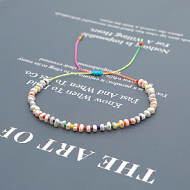 Bracelet de perles baroques style plage bohème avec perles d'eau douce naturelles