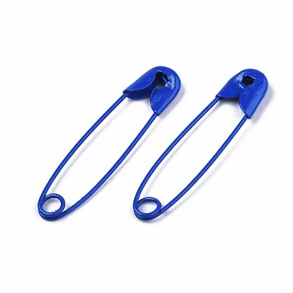 Spray Painted Iron Safety Pins, Cadmium Free & Nickel Free & Lead Free
