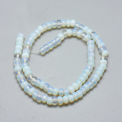 Opalite Beads Strands, Rondelle