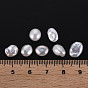 Natural Keshi Pearl Beads, Cultured Freshwater Pearl, No Hole/Undrilled, Rice